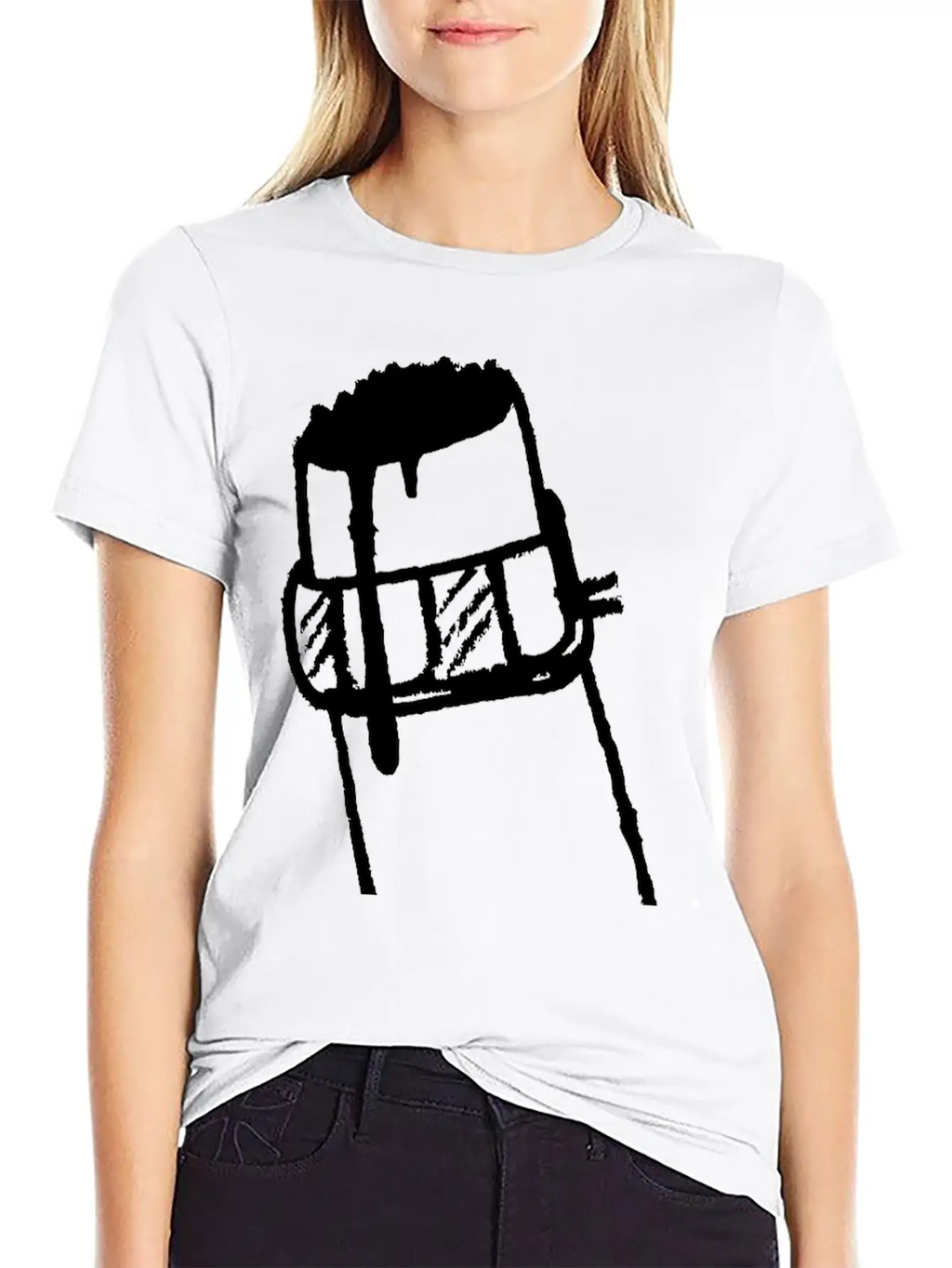 Graffiti Paint Marker Breathable Soft Cotton T-Shirt – Timeless Casual Look