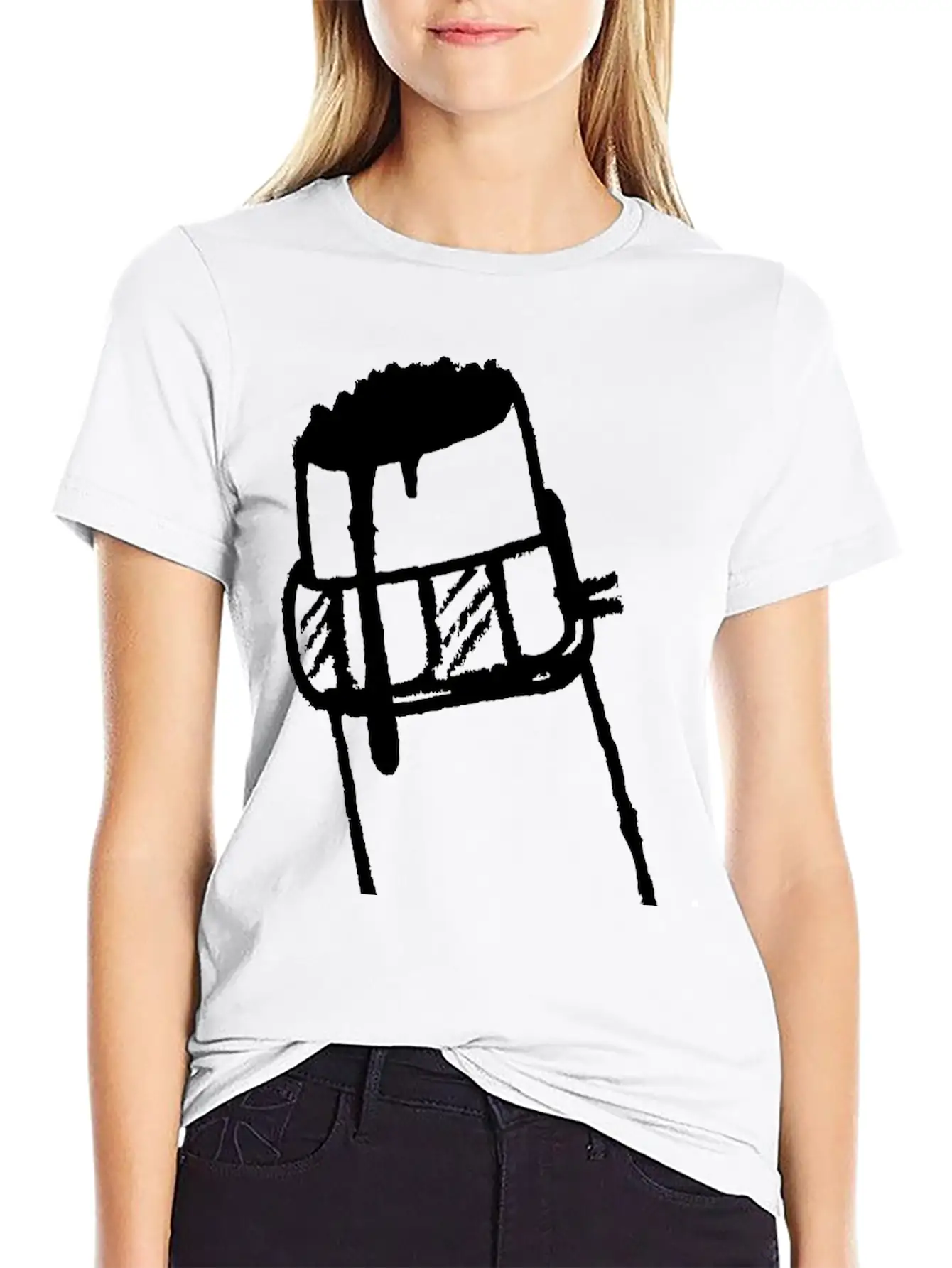 Graffiti Paint Marker Breathable Soft Cotton T-Shirt – Timeless Casual Look