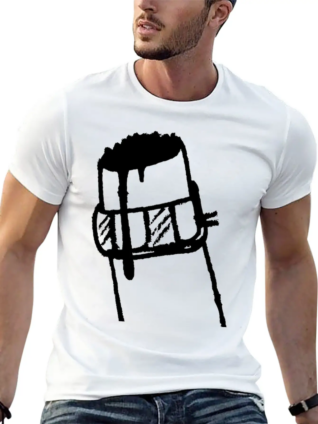 Graffiti Paint Marker Breathable Soft Cotton T-Shirt – Timeless Casual Look