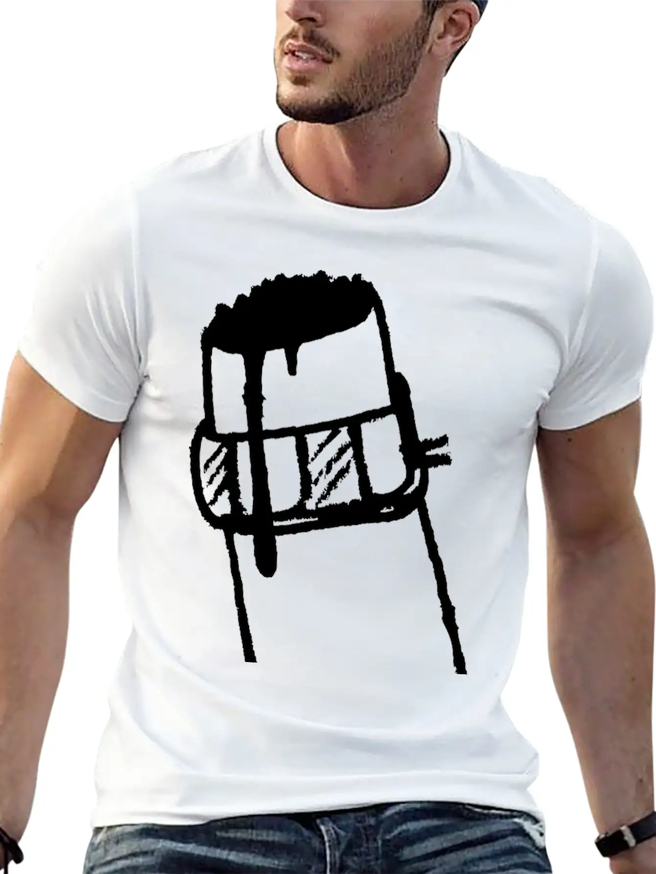 Graffiti Paint Marker Breathable Soft Cotton T-Shirt – Timeless Casual Look