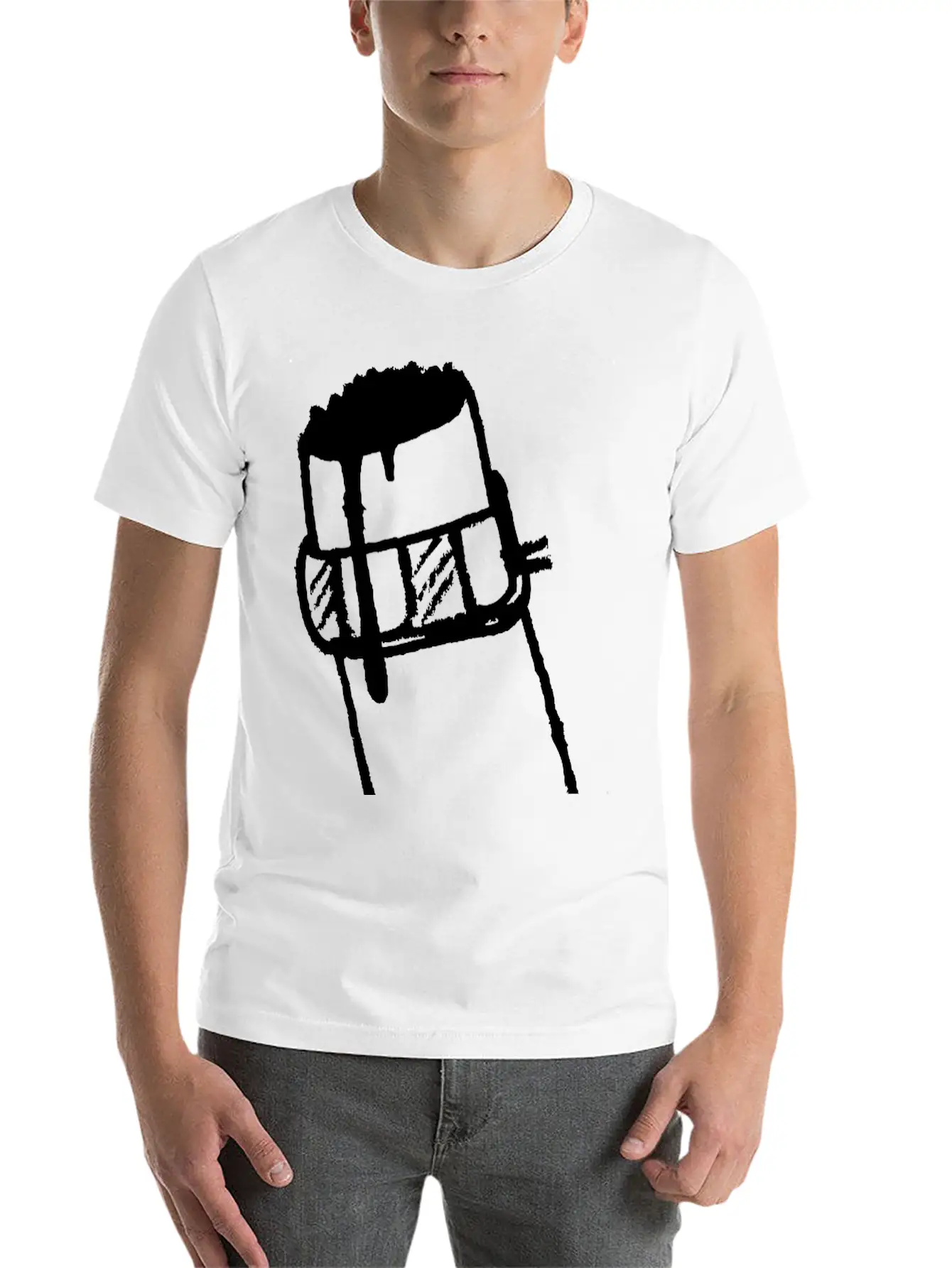 Graffiti Paint Marker Breathable Soft Cotton T-Shirt – Timeless Casual Look