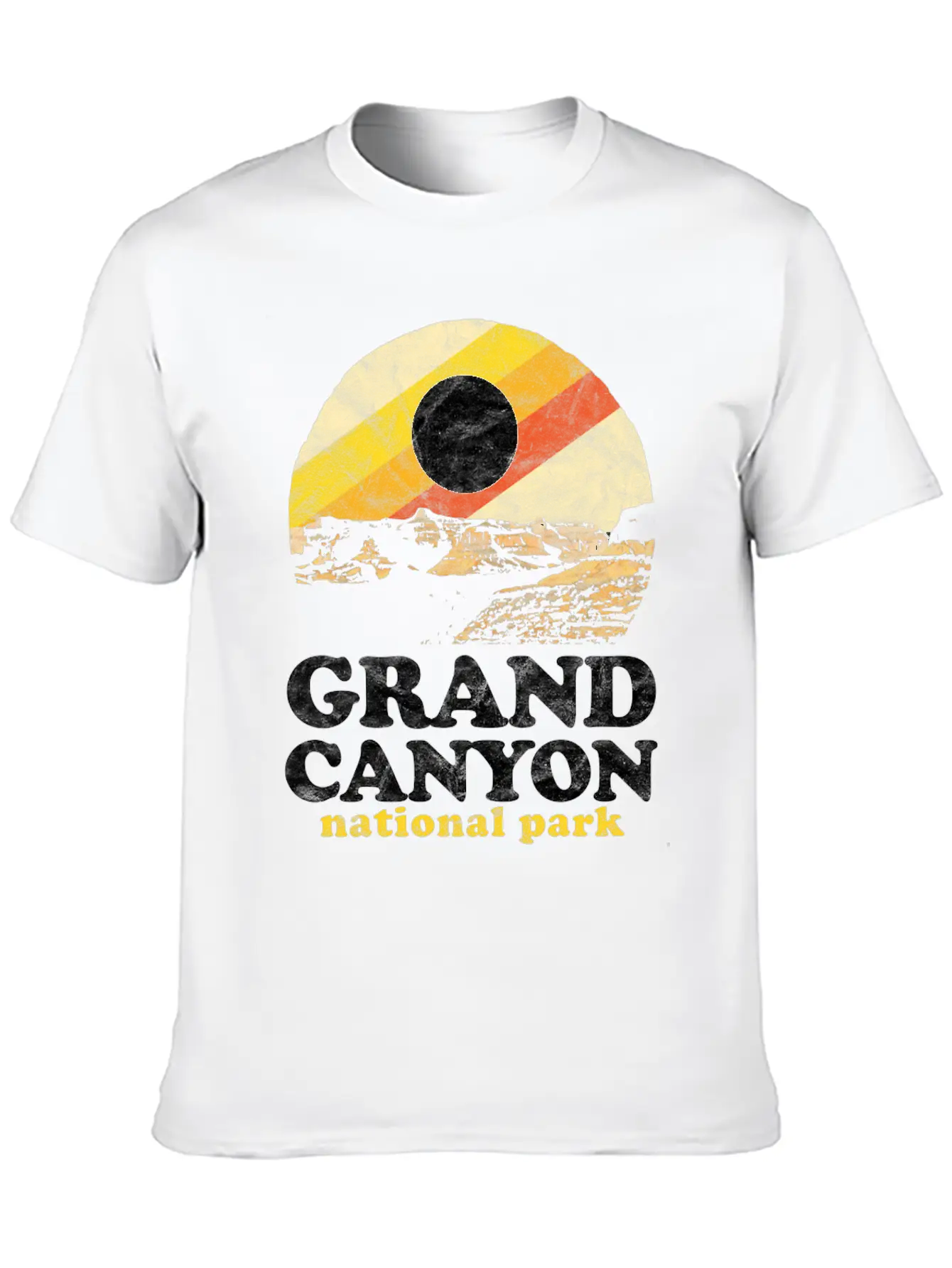 Grand Canyon Eighties Unisex Casual T-Shirt – Clean Design For Daily Comfort