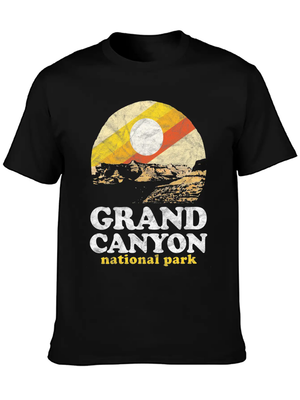 Grand Canyon Eighties Unisex Casual T-Shirt – Clean Design For Daily Comfort
