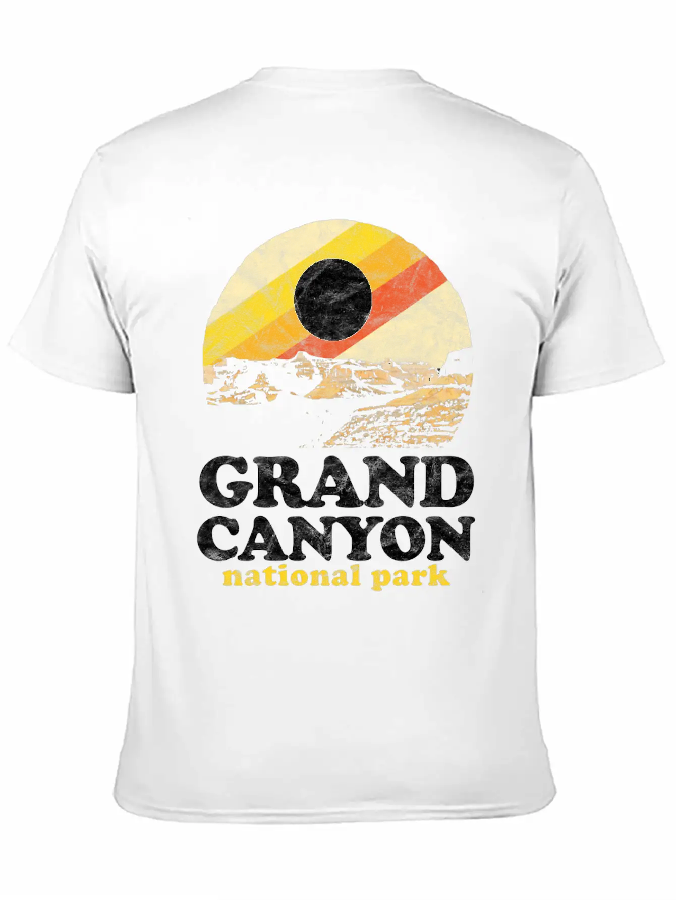 Grand Canyon Eighties Unisex Casual T-Shirt – Clean Design For Daily Comfort