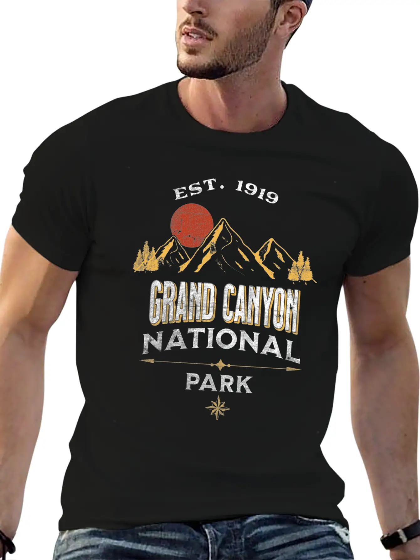 Grand Canyon National Park Unisex Short Sleeve Soft Cotton T-Shirt – Casual Everyday Wear
