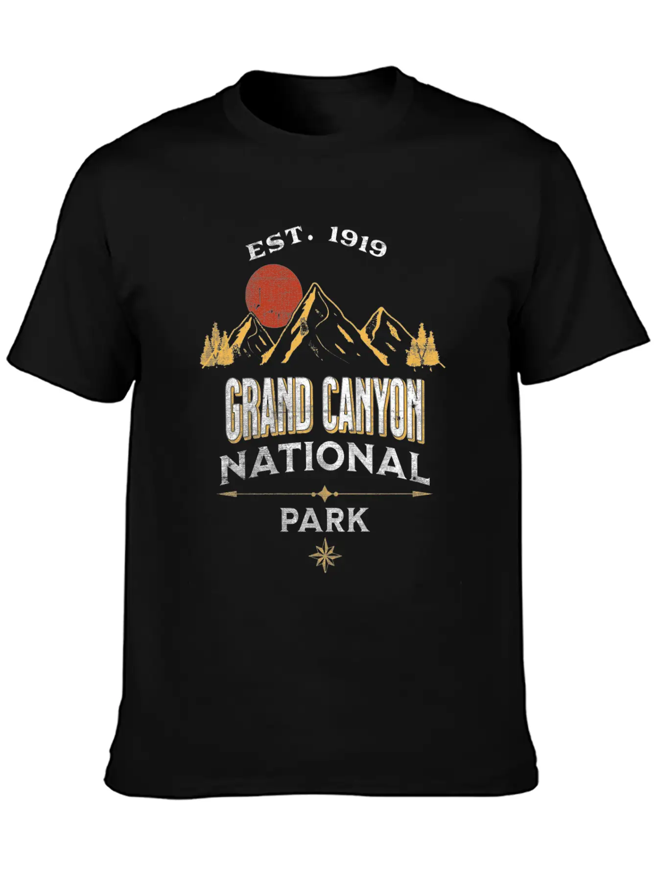 Grand Canyon National Park Unisex Short Sleeve Soft Cotton T-Shirt – Casual Everyday Wear
