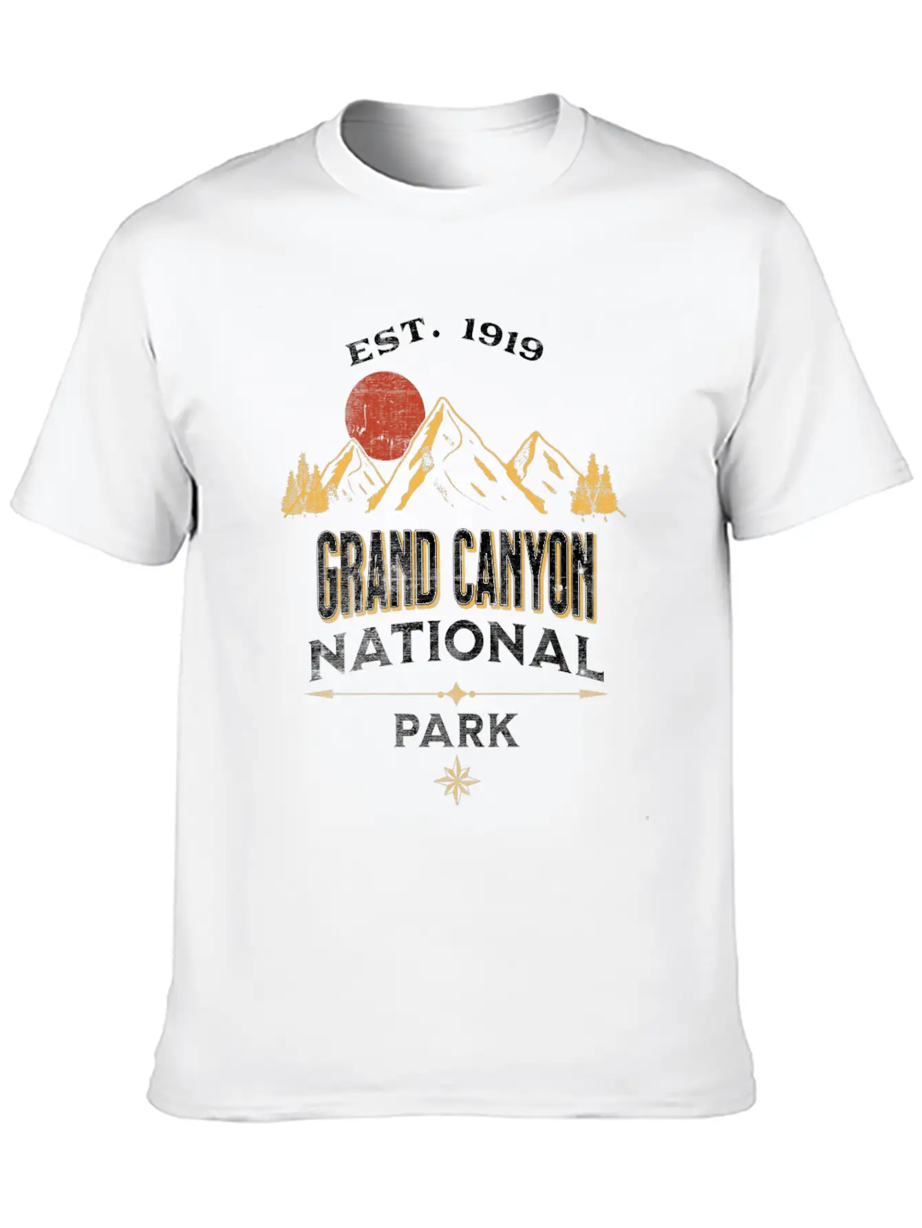 Grand Canyon National Park Unisex Short Sleeve Soft Cotton T-Shirt – Casual Everyday Wear