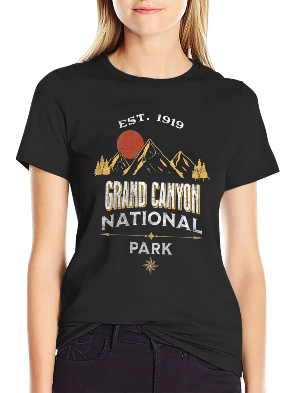 Grand Canyon National Park Unisex Short Sleeve Soft Cotton T-Shirt – Casual Everyday Wear
