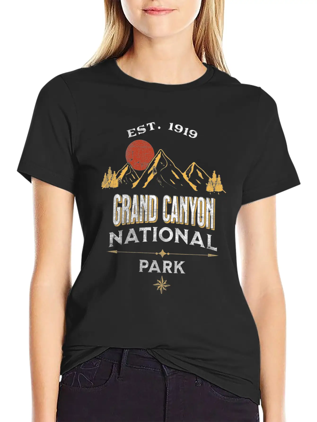 Grand Canyon National Park Unisex Short Sleeve Soft Cotton T-Shirt – Casual Everyday Wear