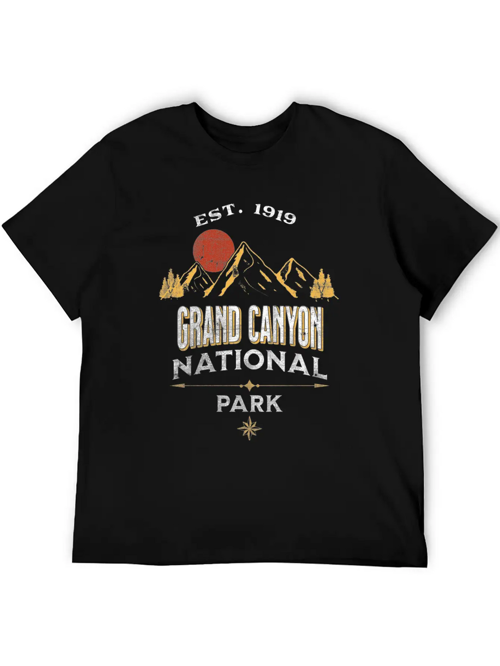 Grand Canyon National Park Unisex Short Sleeve Soft Cotton T-Shirt – Casual Everyday Wear
