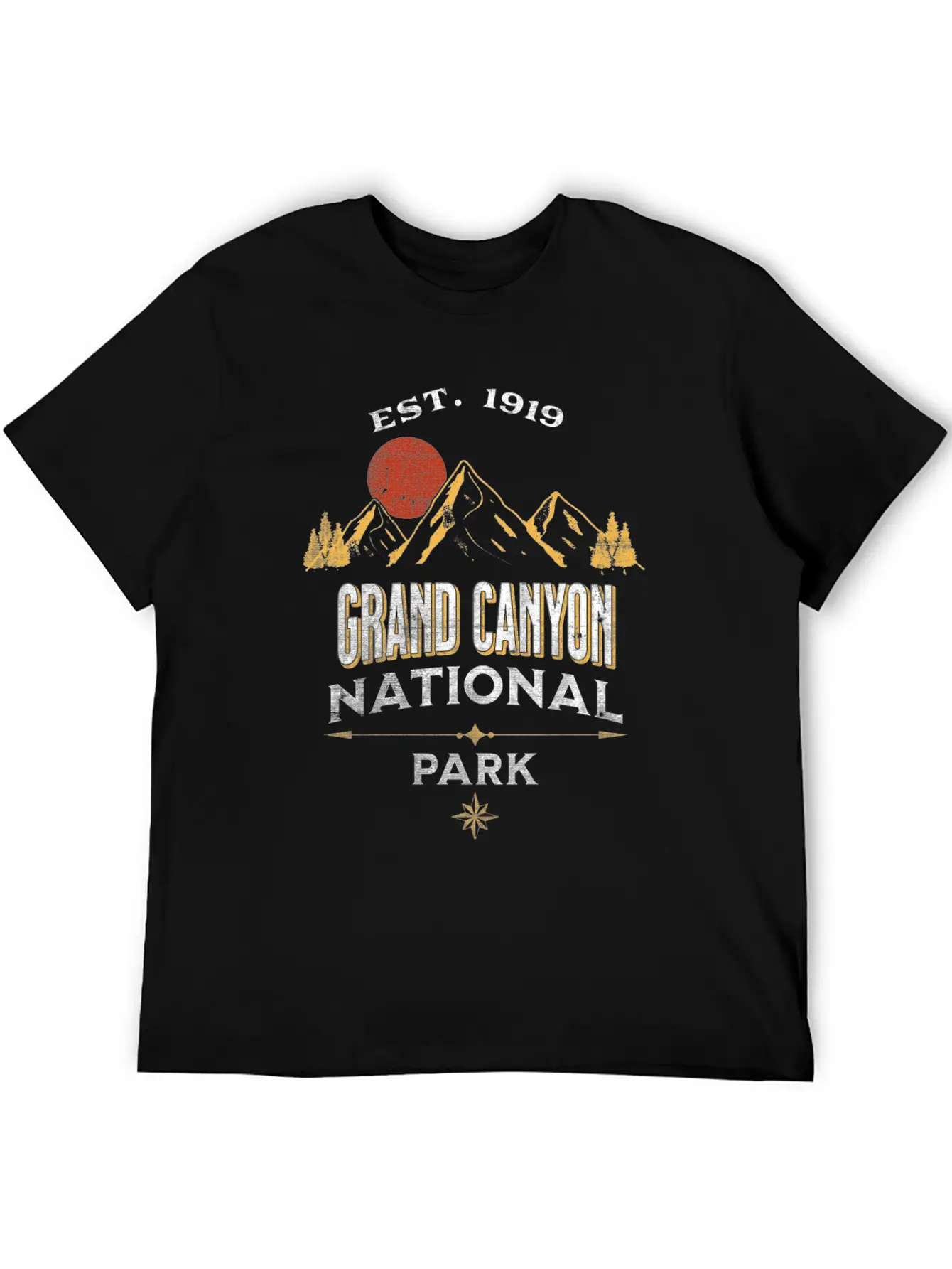 Grand Canyon National Park Unisex Short Sleeve Soft Cotton T-Shirt – Casual Everyday Wear