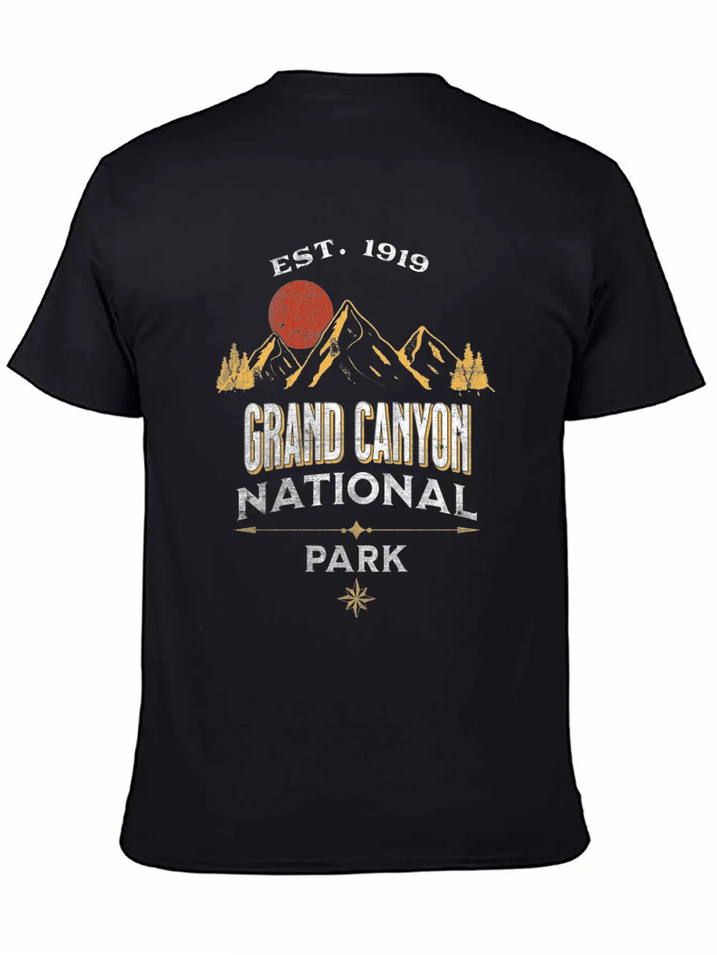Grand Canyon National Park Unisex Short Sleeve Soft Cotton T-Shirt – Casual Everyday Wear