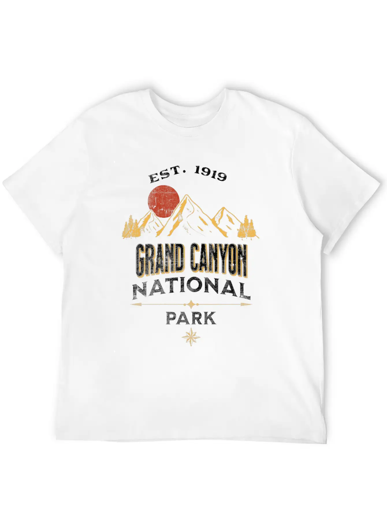 Grand Canyon National Park Unisex Short Sleeve Soft Cotton T-Shirt – Casual Everyday Wear