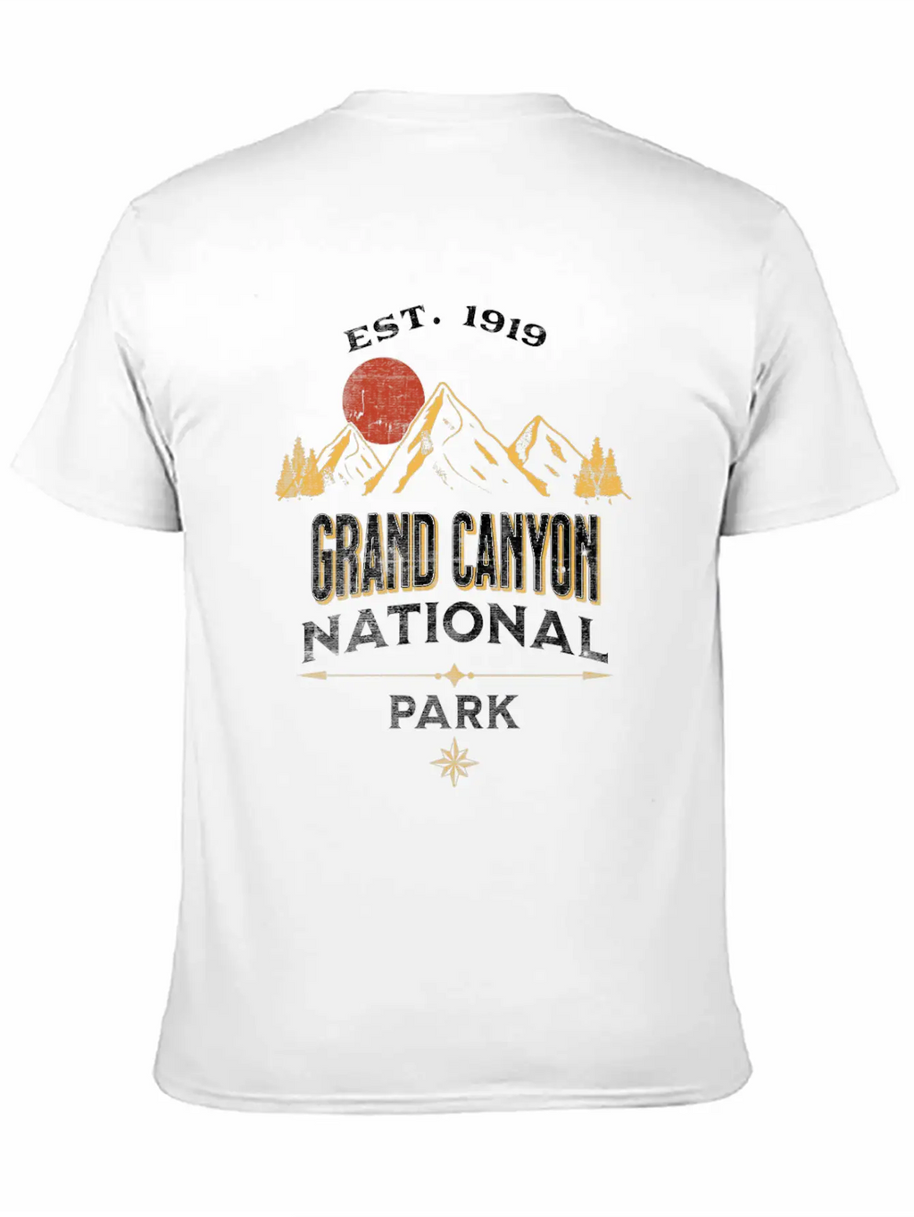 Grand Canyon National Park Unisex Short Sleeve Soft Cotton T-Shirt – Casual Everyday Wear