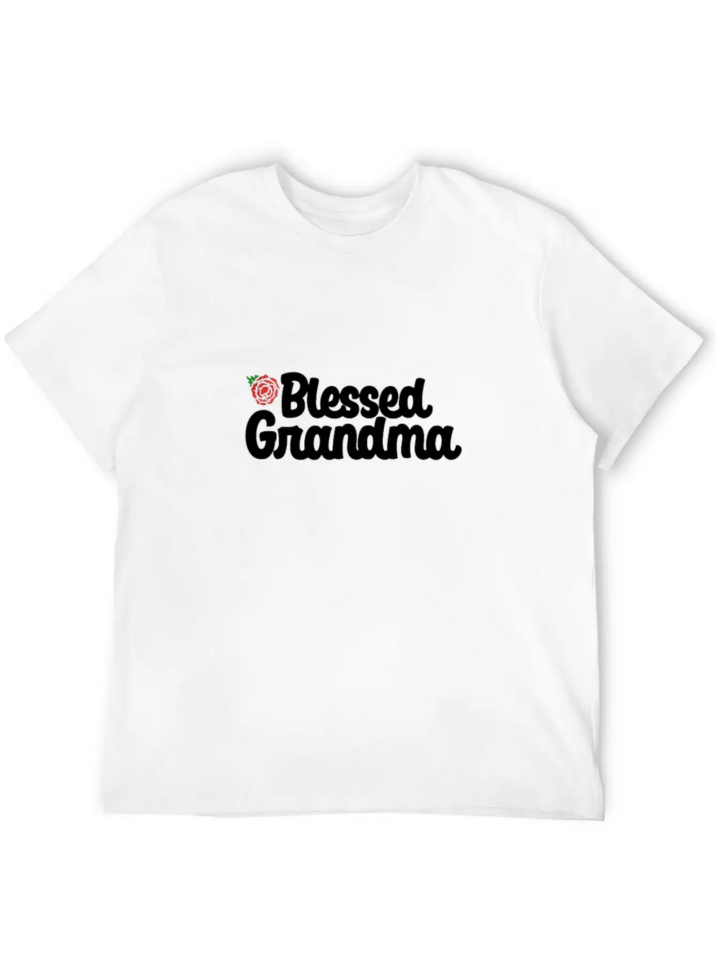 Grandma Blessed Breathable Soft Cotton T-Shirt – Timeless Casual Look