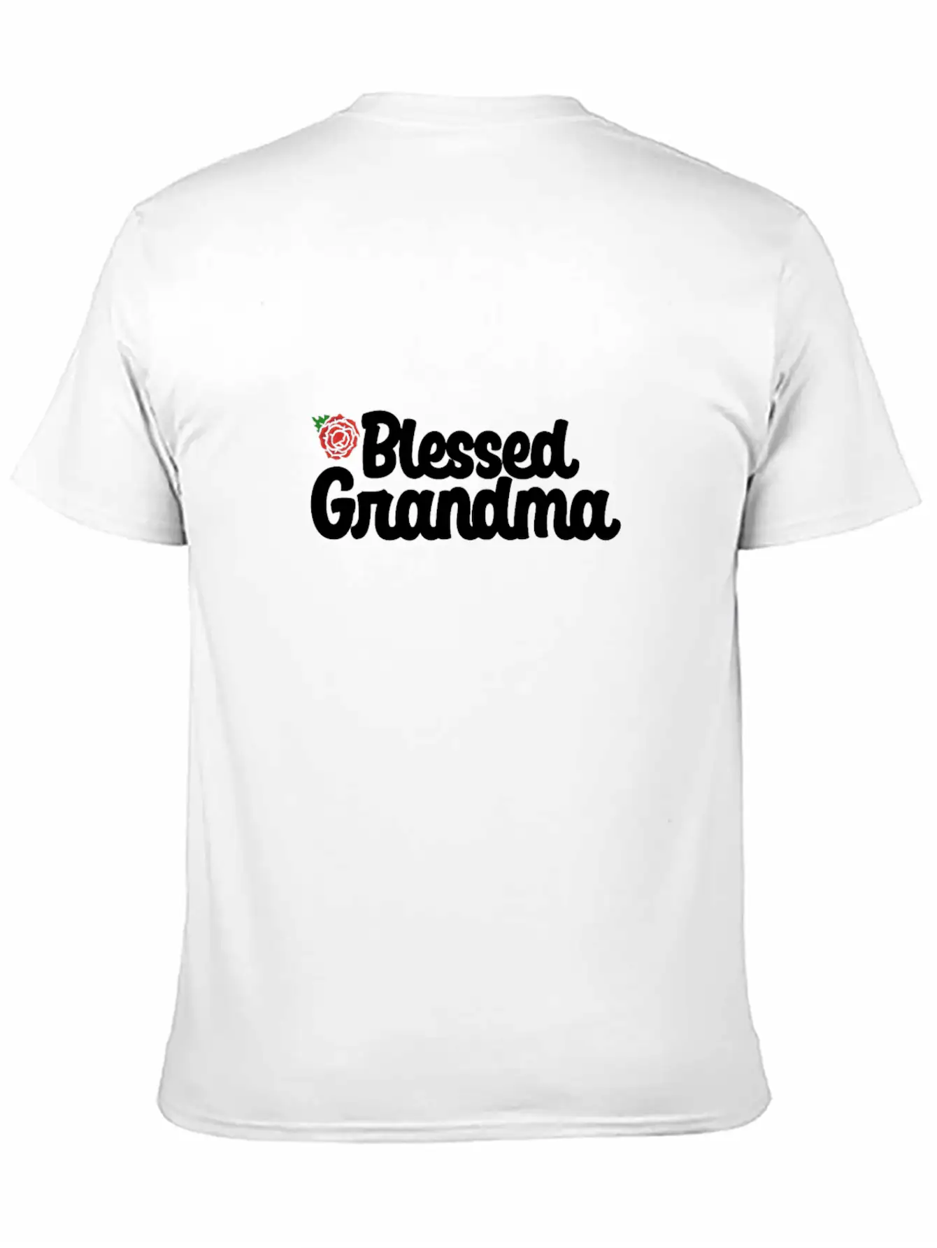 Grandma Blessed Breathable Soft Cotton T-Shirt – Timeless Casual Look