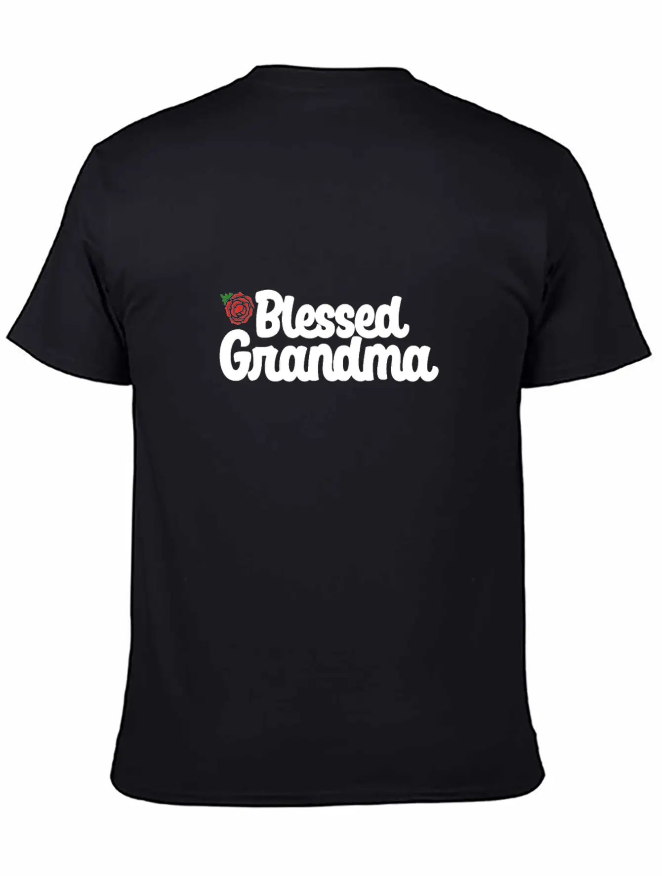 Grandma Blessed Breathable Soft Cotton T-Shirt – Timeless Casual Look