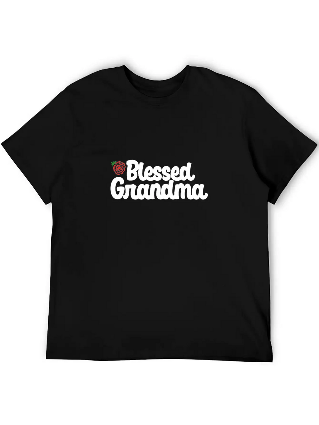 Grandma Blessed Breathable Soft Cotton T-Shirt – Timeless Casual Look