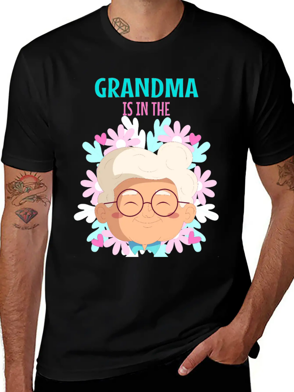 Grandma Is In The Hospital Again Unisex Short Sleeve Soft Cotton T-Shirt – Casual Everyday Wear