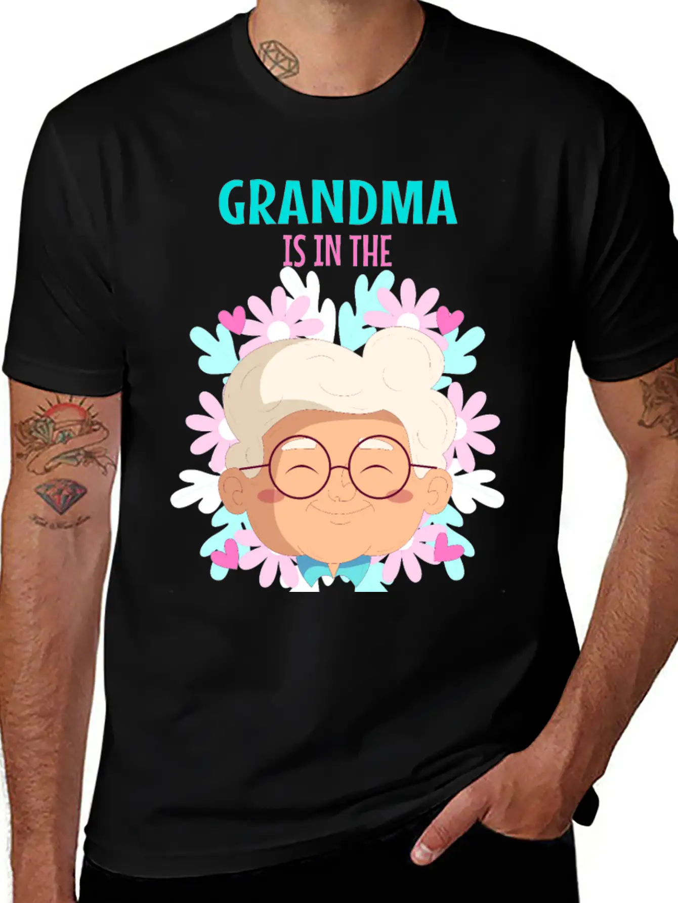 Grandma Is In The Hospital Again Unisex Short Sleeve Soft Cotton T-Shirt – Casual Everyday Wear