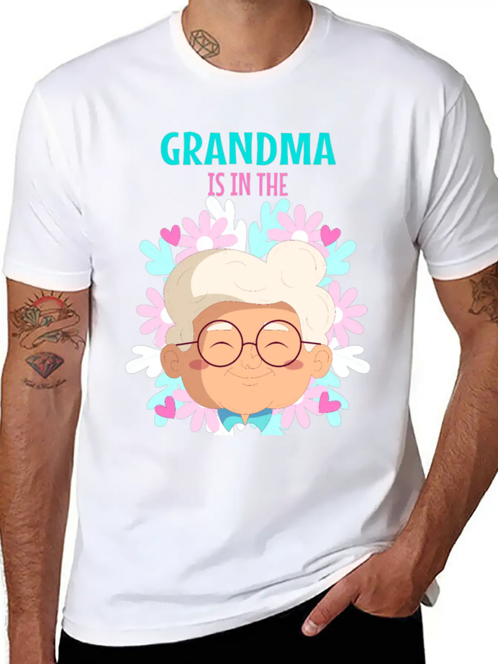 Grandma Is In The Hospital Again Unisex Short Sleeve Soft Cotton T-Shirt – Casual Everyday Wear