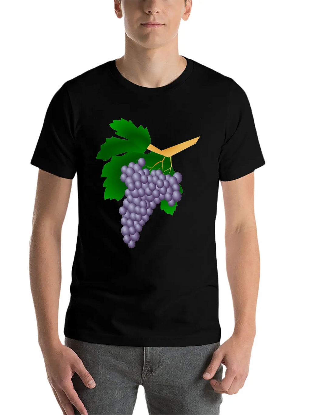Grapes Trauben Wine Weintrauben Fruits Fruechte38 Unisex Casual T-Shirt – Clean Design For Daily Comfort