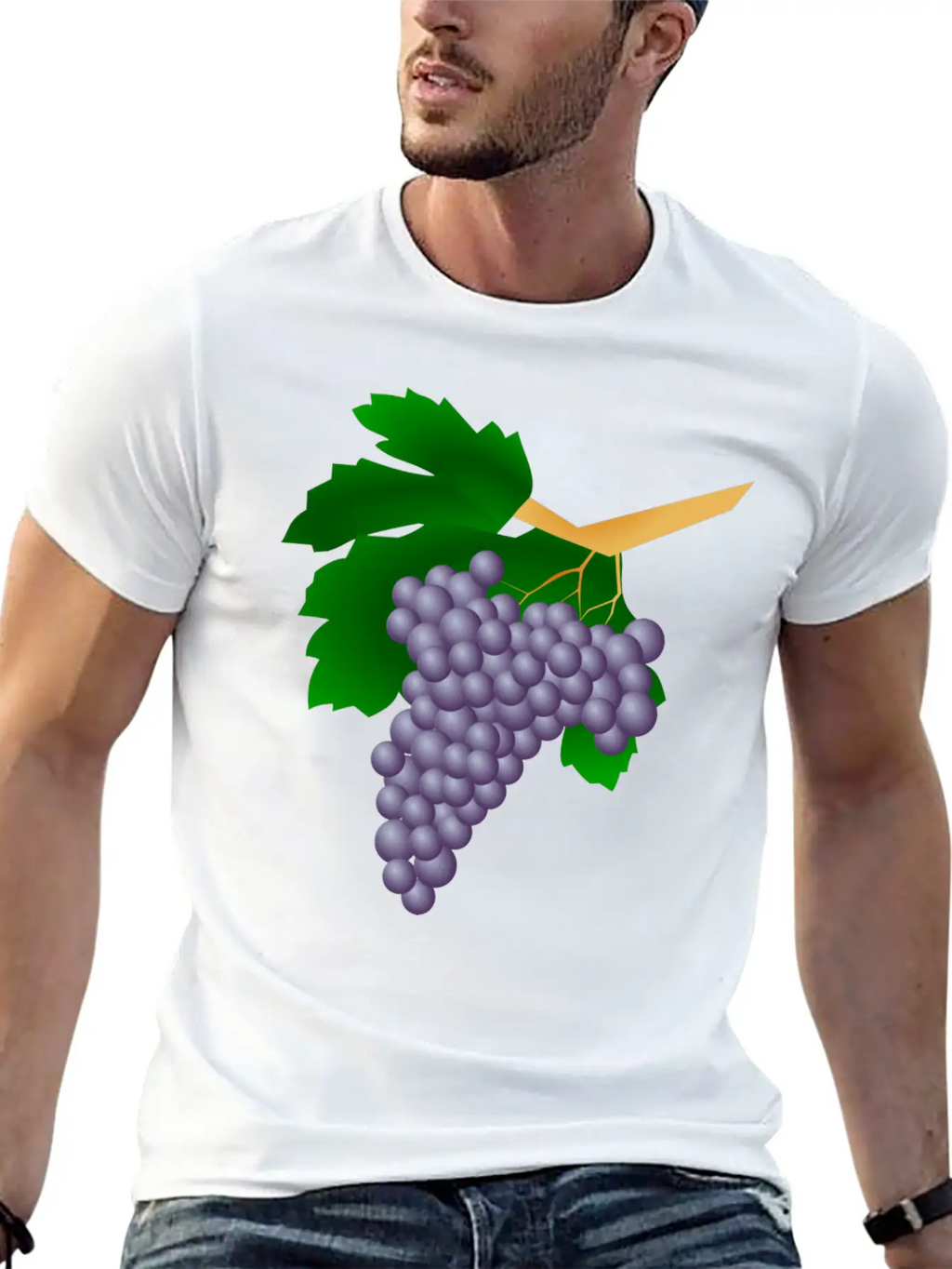 Grapes Trauben Wine Weintrauben Fruits Fruechte38 Unisex Casual T-Shirt – Clean Design For Daily Comfort