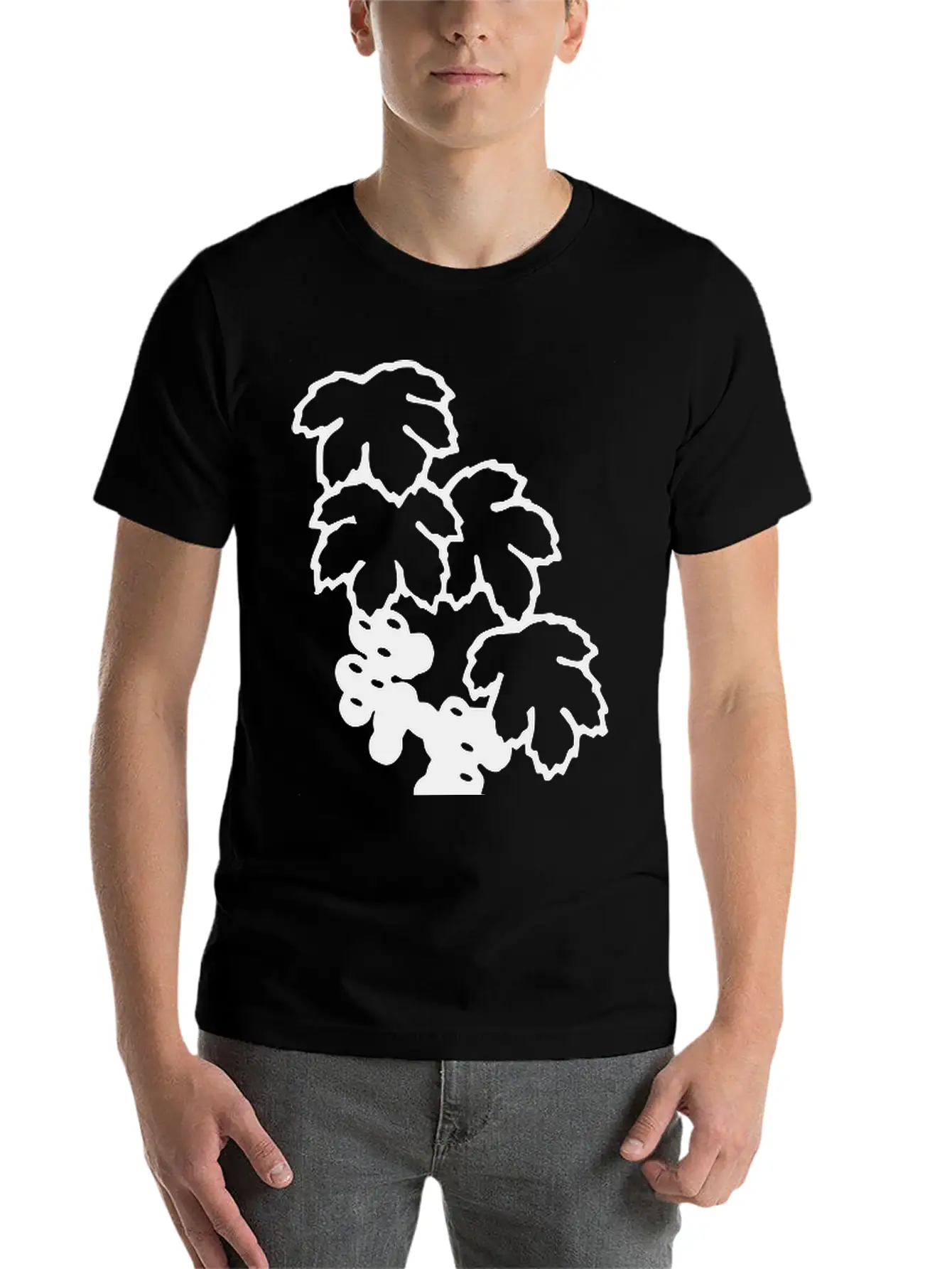 Grapes Unisex Short Sleeve Soft Cotton T-Shirt – Casual Everyday Wear