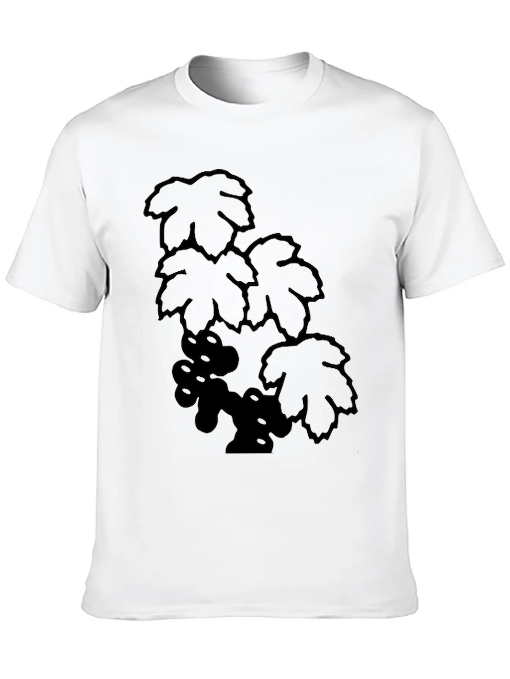 Grapes Unisex Short Sleeve Soft Cotton T-Shirt – Casual Everyday Wear