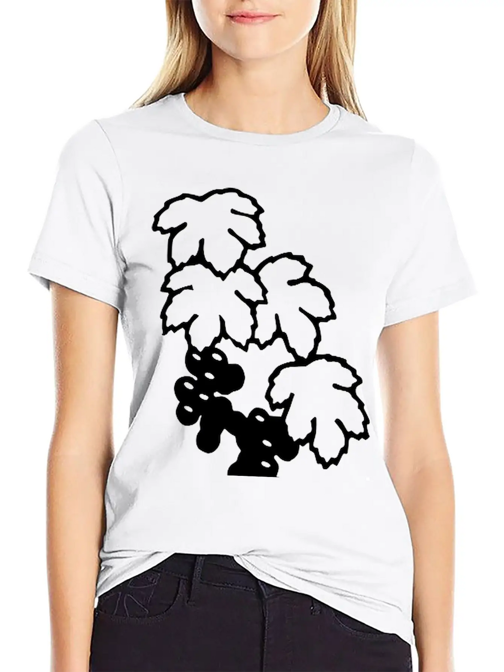 Grapes Unisex Short Sleeve Soft Cotton T-Shirt – Casual Everyday Wear