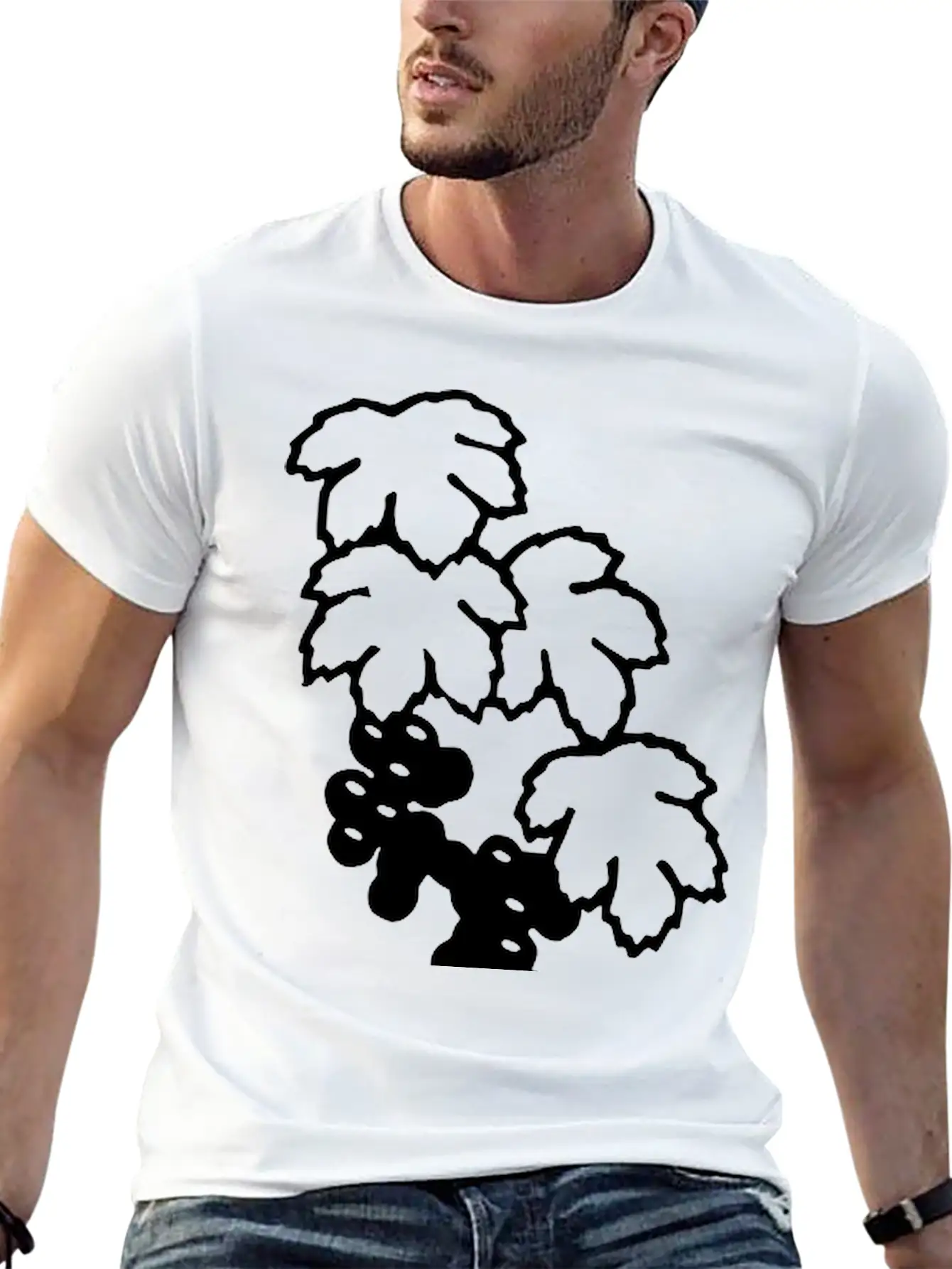 Grapes Unisex Short Sleeve Soft Cotton T-Shirt – Casual Everyday Wear