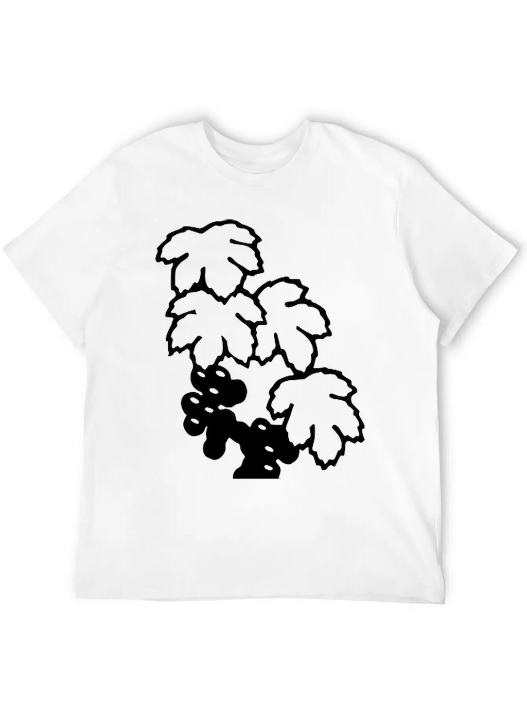 Grapes Unisex Short Sleeve Soft Cotton T-Shirt – Casual Everyday Wear