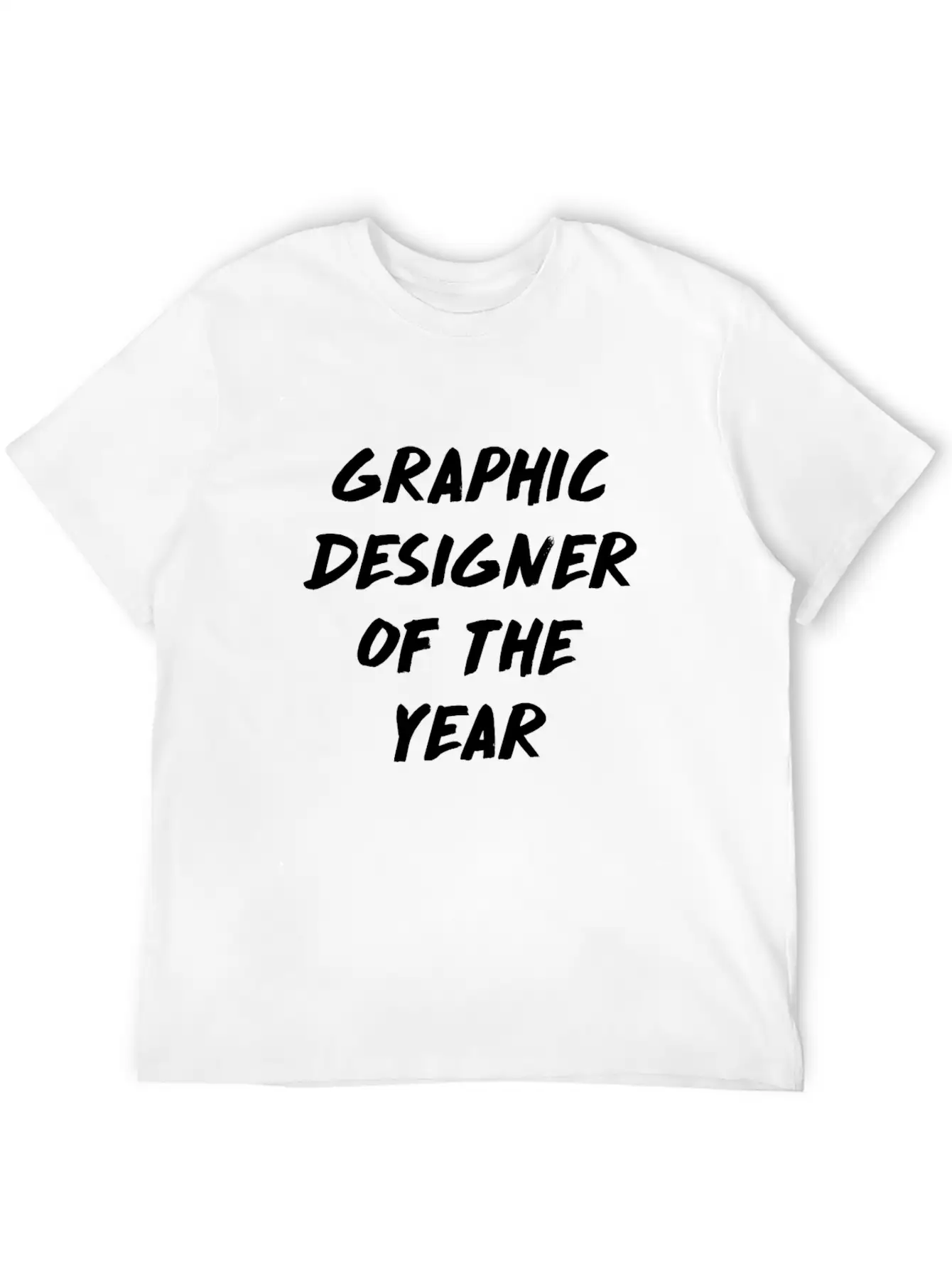 Graphic Designer Of The Year Computer Nerd Geek Unisex Short Sleeve Soft Cotton T-Shirt – Casual Everyday Wear