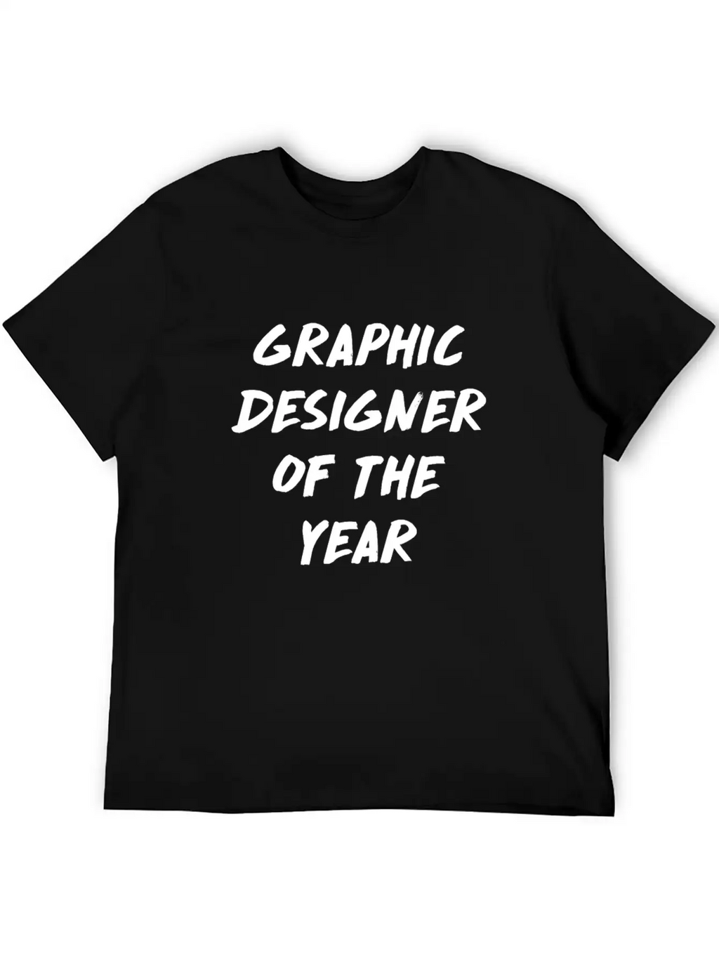 Graphic Designer Of The Year Computer Nerd Geek Unisex Short Sleeve Soft Cotton T-Shirt – Casual Everyday Wear