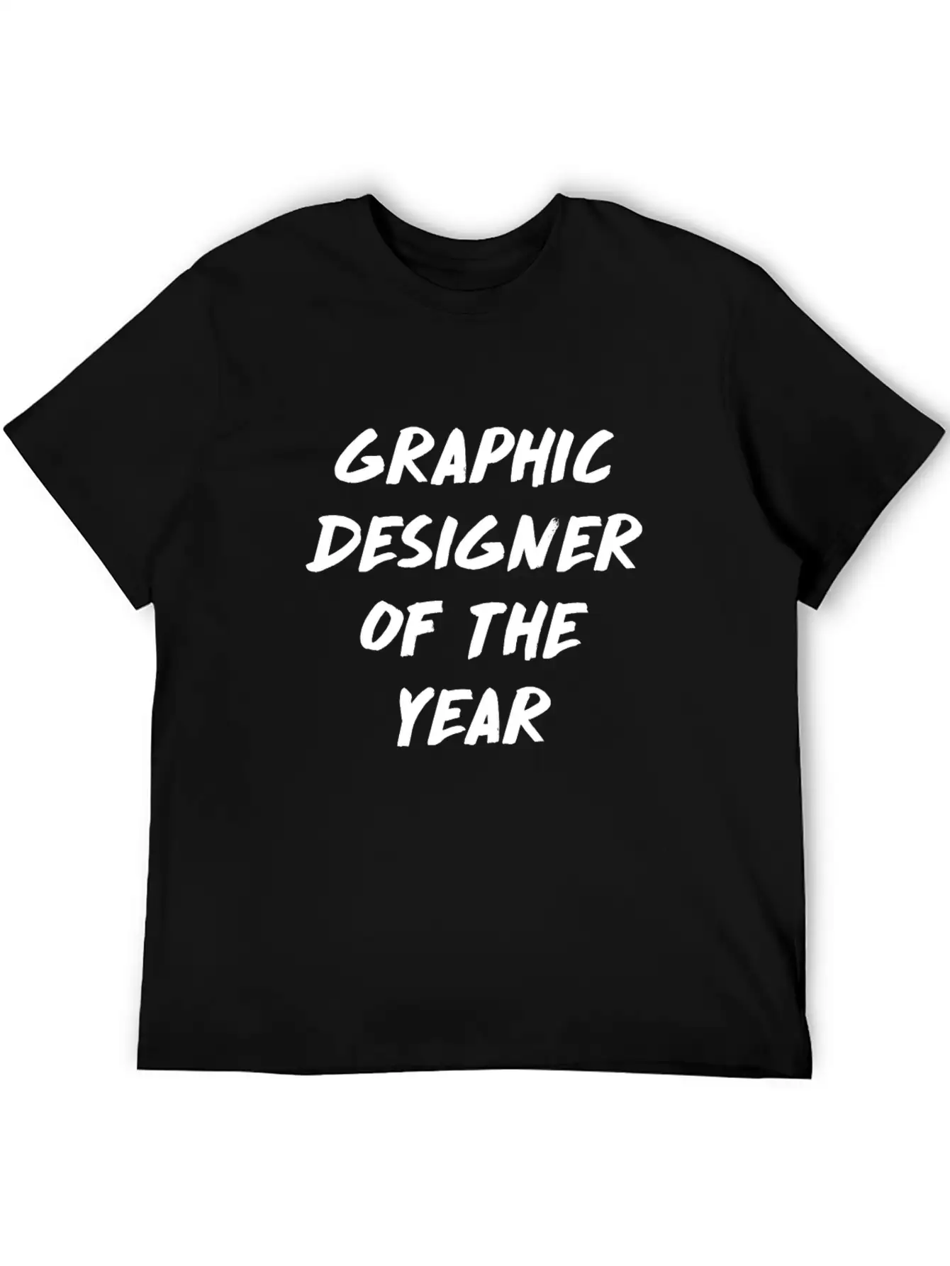 Graphic Designer Of The Year Computer Nerd Geek Unisex Short Sleeve Soft Cotton T-Shirt – Casual Everyday Wear