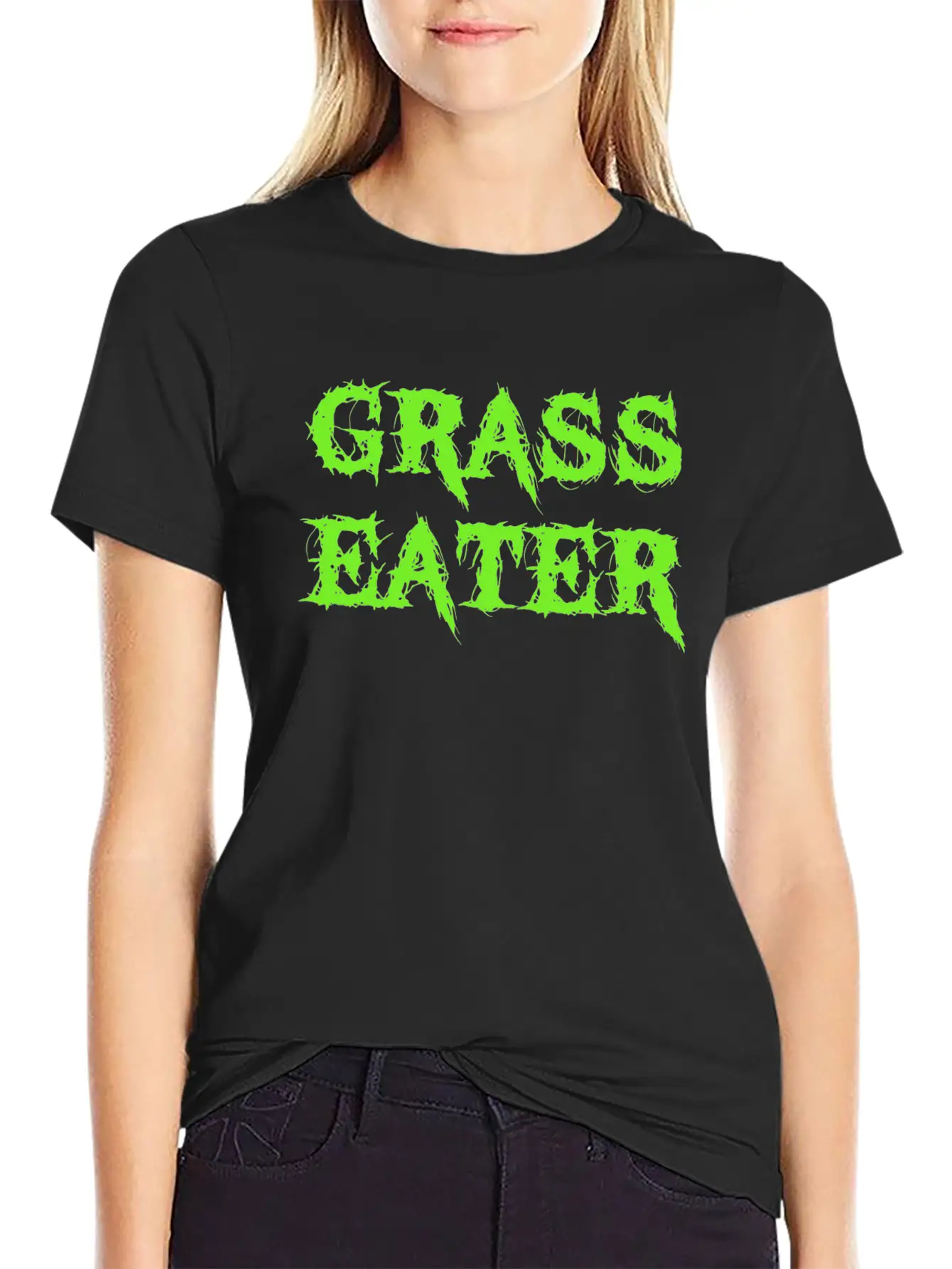 Grass Eater / Vegan Unisex Casual T-Shirt – Clean Design For Daily Comfort