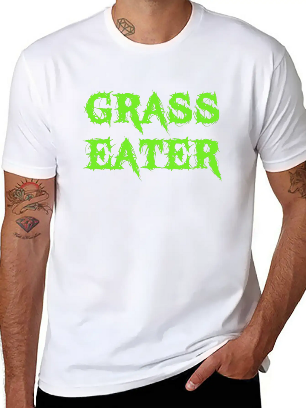Grass Eater / Vegan Unisex Casual T-Shirt – Clean Design For Daily Comfort