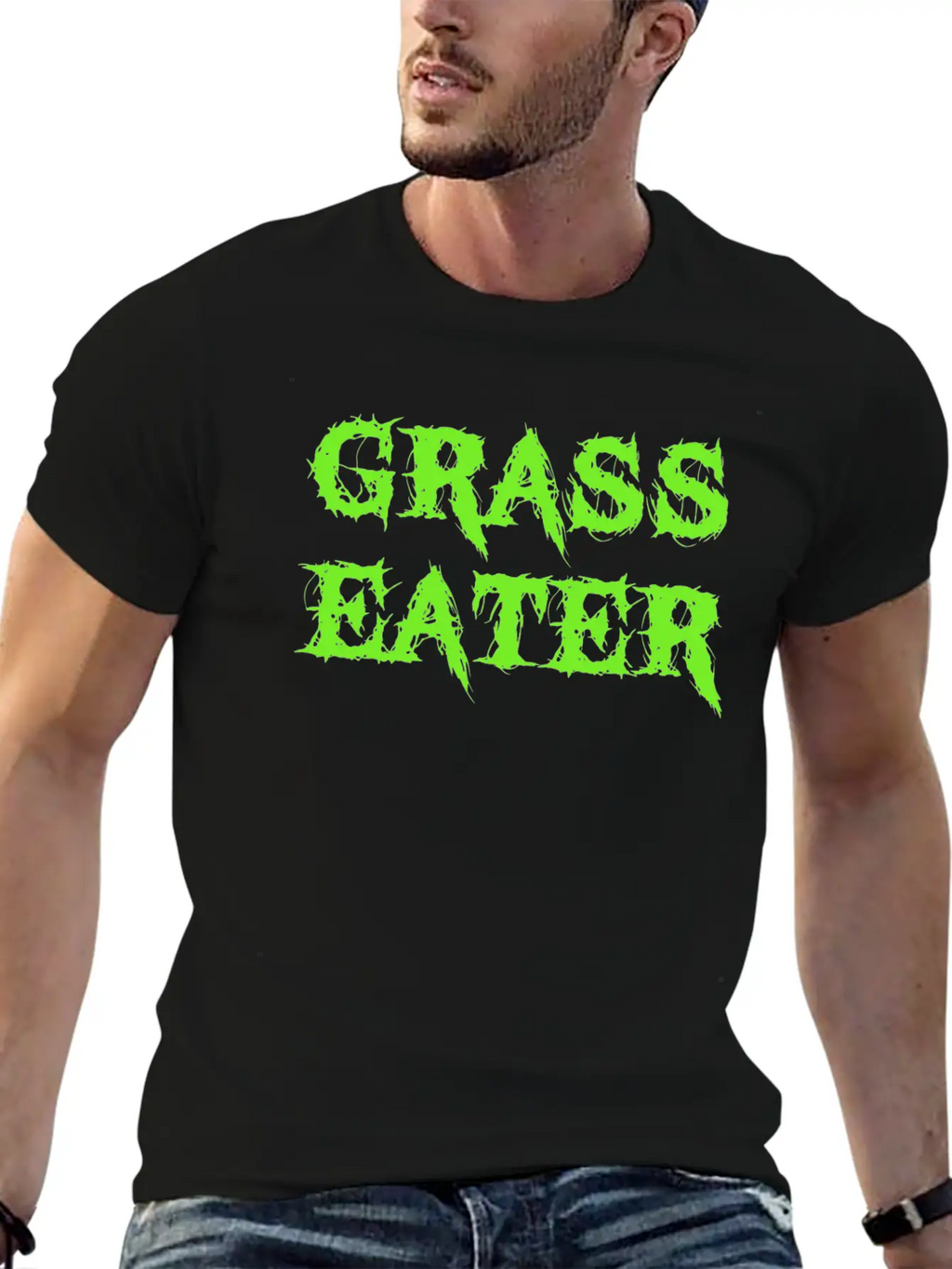 Grass Eater / Vegan Unisex Casual T-Shirt – Clean Design For Daily Comfort