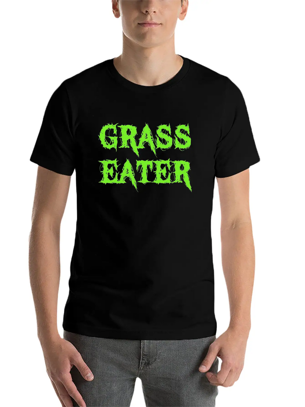Grass Eater / Vegan Unisex Casual T-Shirt – Clean Design For Daily Comfort