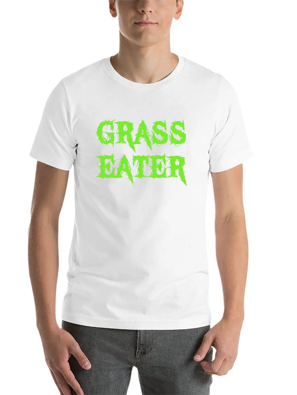 Grass Eater / Vegan Unisex Casual T-Shirt – Clean Design For Daily Comfort