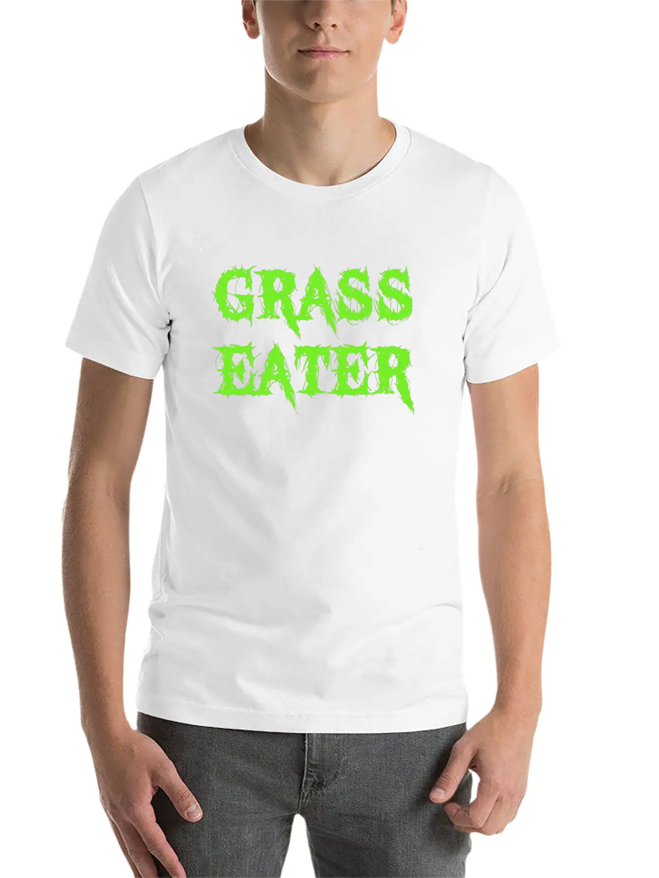 Grass Eater / Vegan Unisex Casual T-Shirt – Clean Design For Daily Comfort