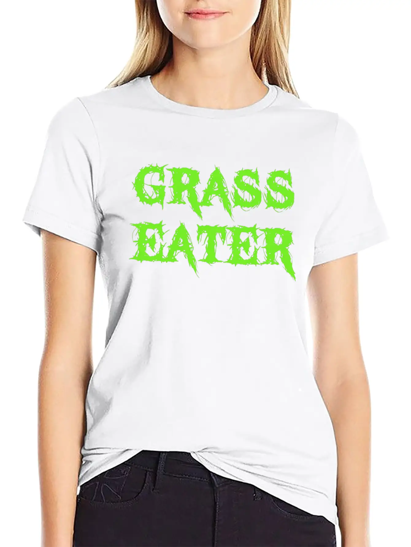 Grass Eater / Vegan Unisex Casual T-Shirt – Clean Design For Daily Comfort
