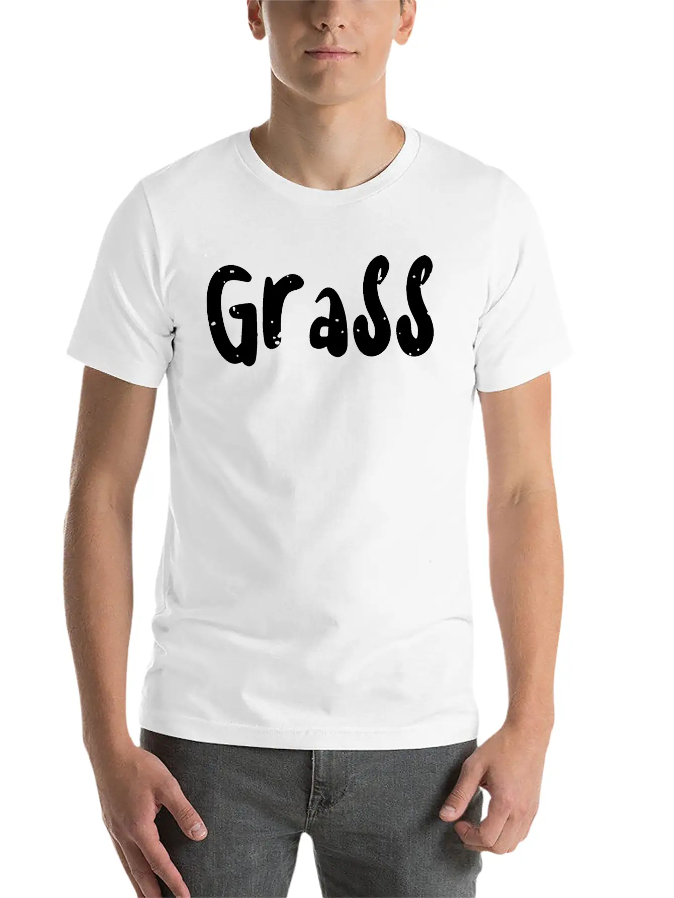 Grass - Music Essential Cotton Tee For Daily Outfits – Unisex Style