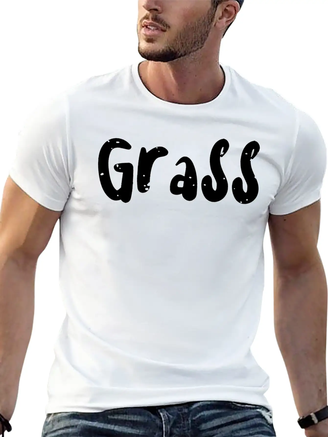 Grass - Music Essential Cotton Tee For Daily Outfits – Unisex Style