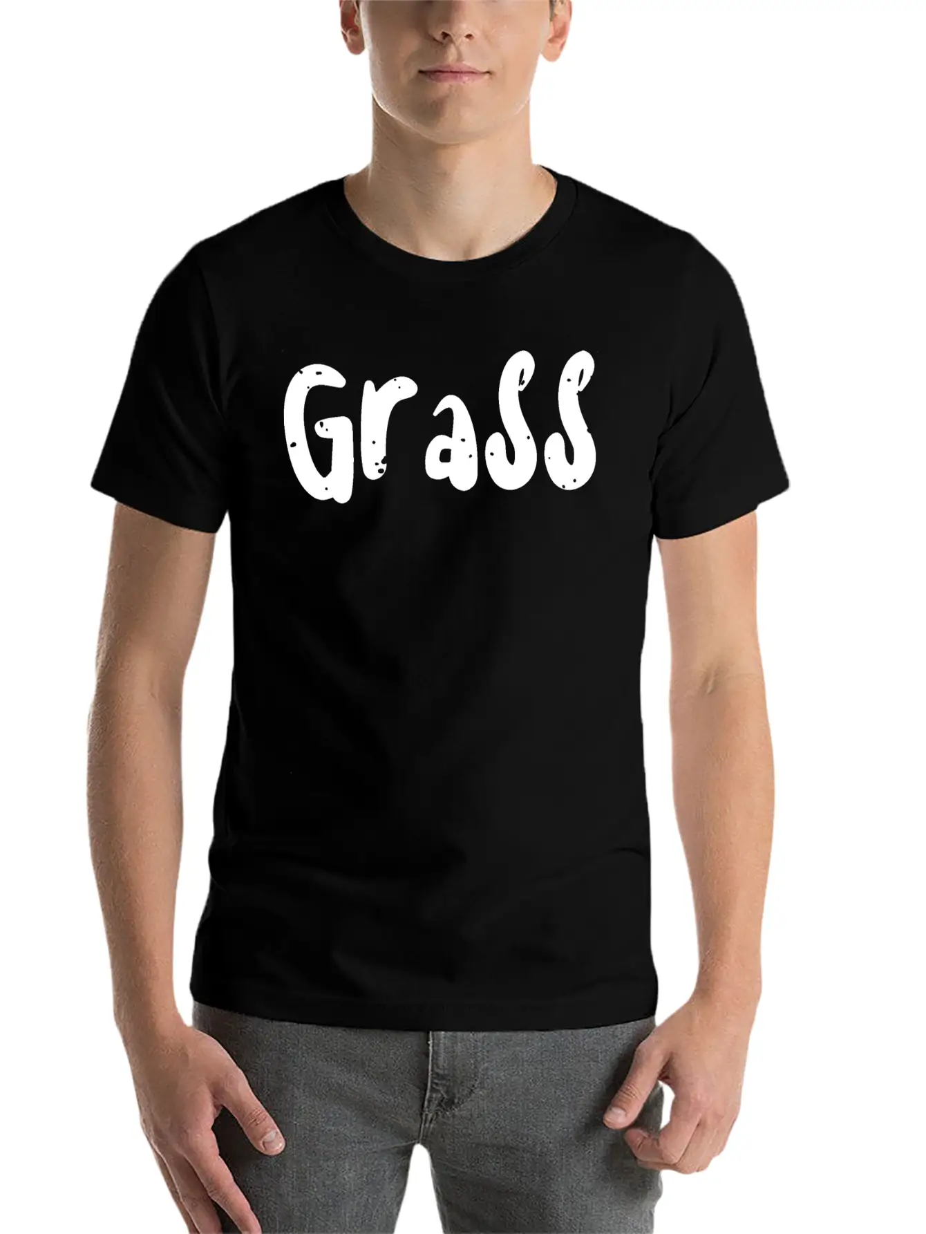 Grass - Music Essential Cotton Tee For Daily Outfits – Unisex Style