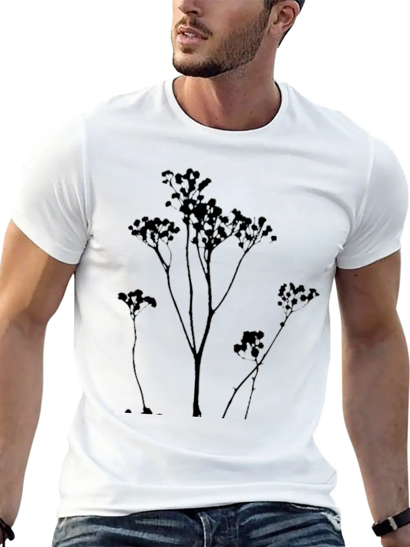 Grass Plant Classic Fit Graphic Tee For Daily Comfort – Unisex Cotton Shirt