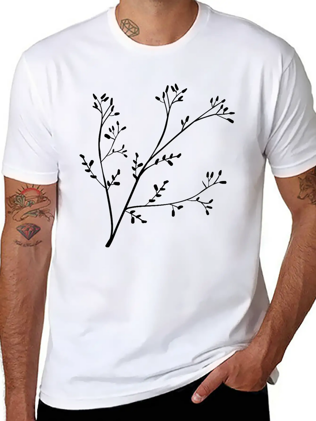 Grass Plant Unisex Casual T-Shirt – Clean Design For Daily Comfort