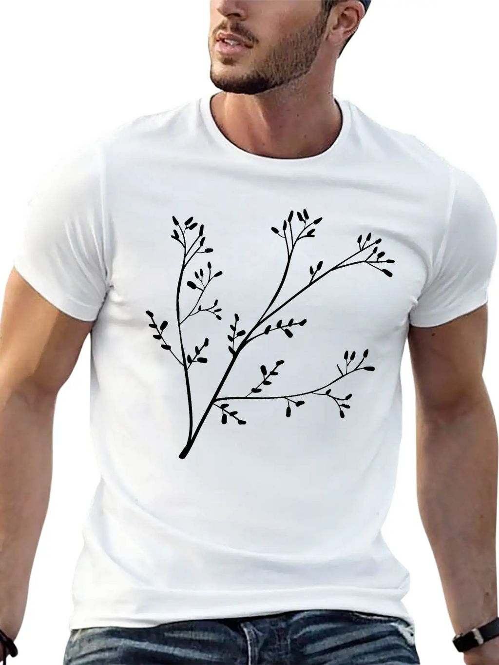 Grass Plant Unisex Casual T-Shirt – Clean Design For Daily Comfort