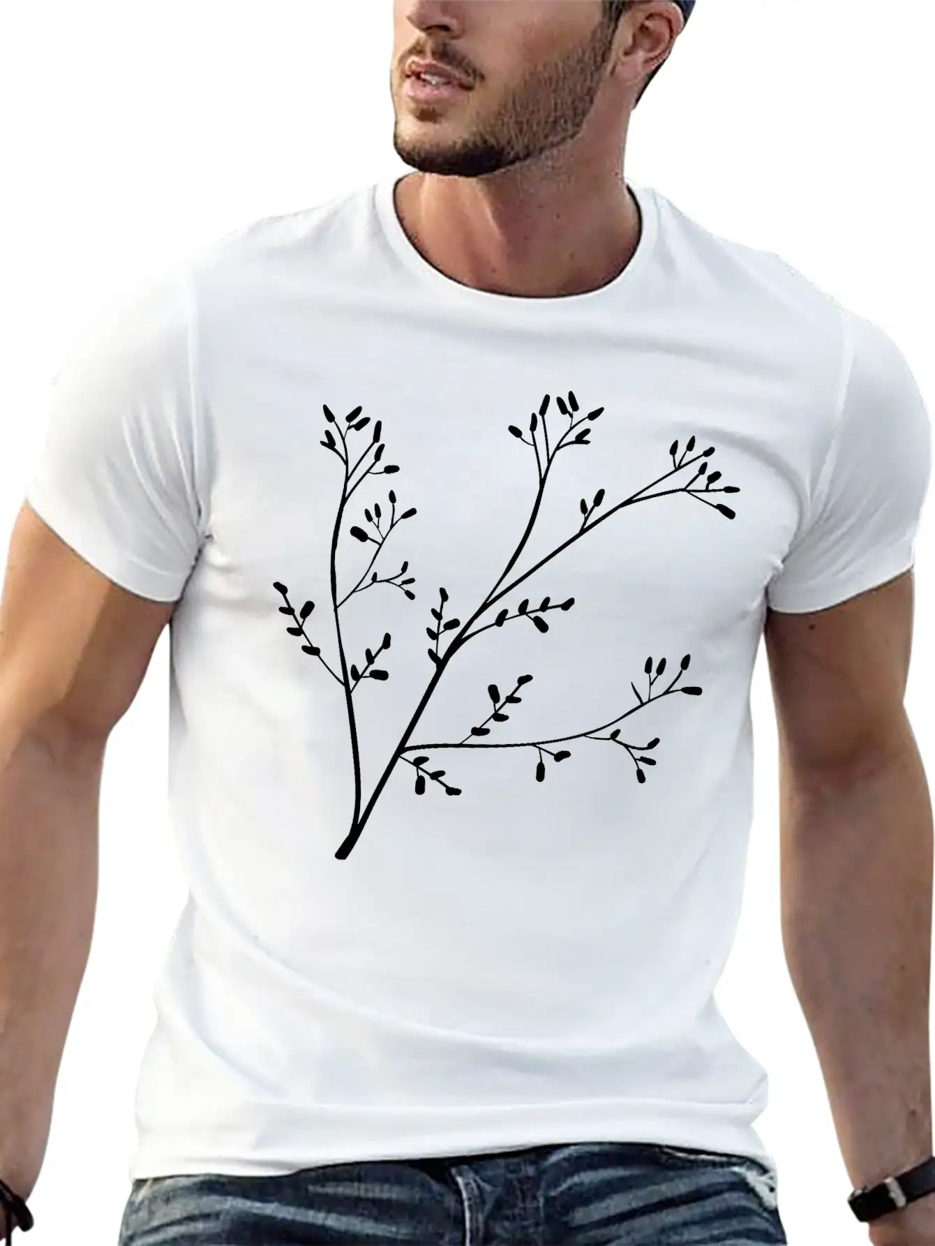 Grass Plant Unisex Casual T-Shirt – Clean Design For Daily Comfort