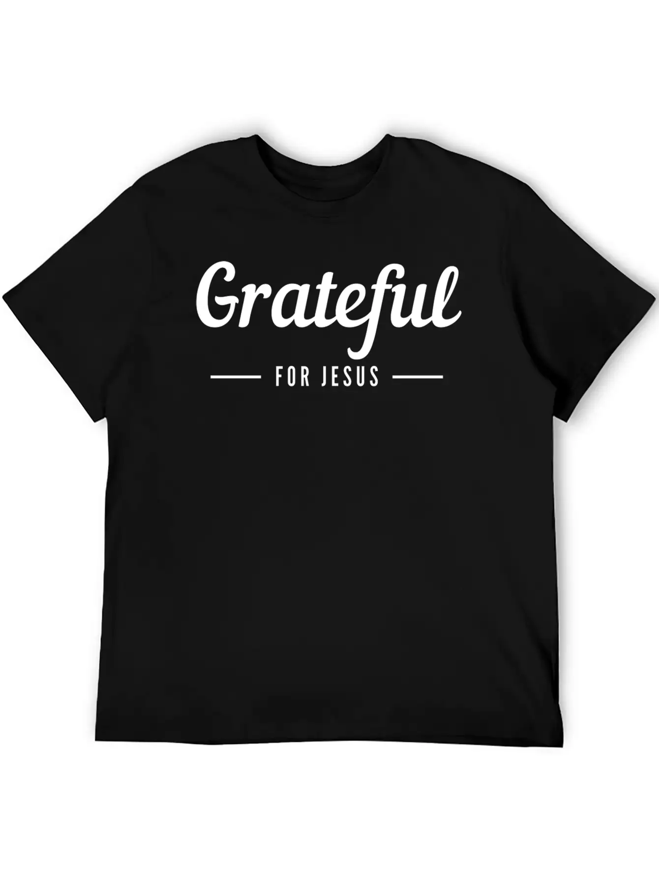 Grateful For Jesus Unisex Casual T-Shirt – Clean Design For Daily Comfort